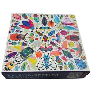 Galison KALEIDO-BEETLES 500 piece puzzle jigsaw COMPLETE